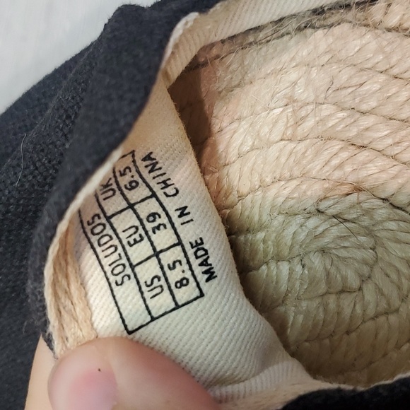 Anthropologie Soludos Womens Espadrille Platform Loafers slip on shoes sz 8.5 - Picture 11 of 11